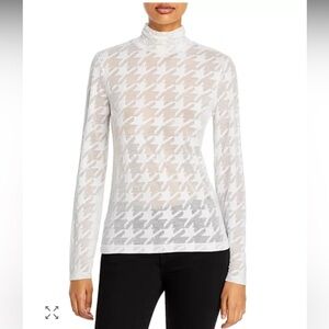 Rag & Bone Valencia Houndstooth Turtleneck